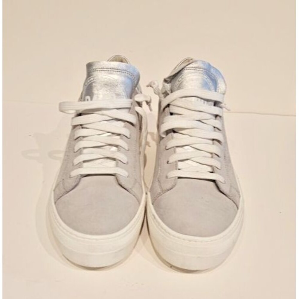 NEW P448 Thea Gray Suede Sneaker Made in Italy EU 42 (US 11)